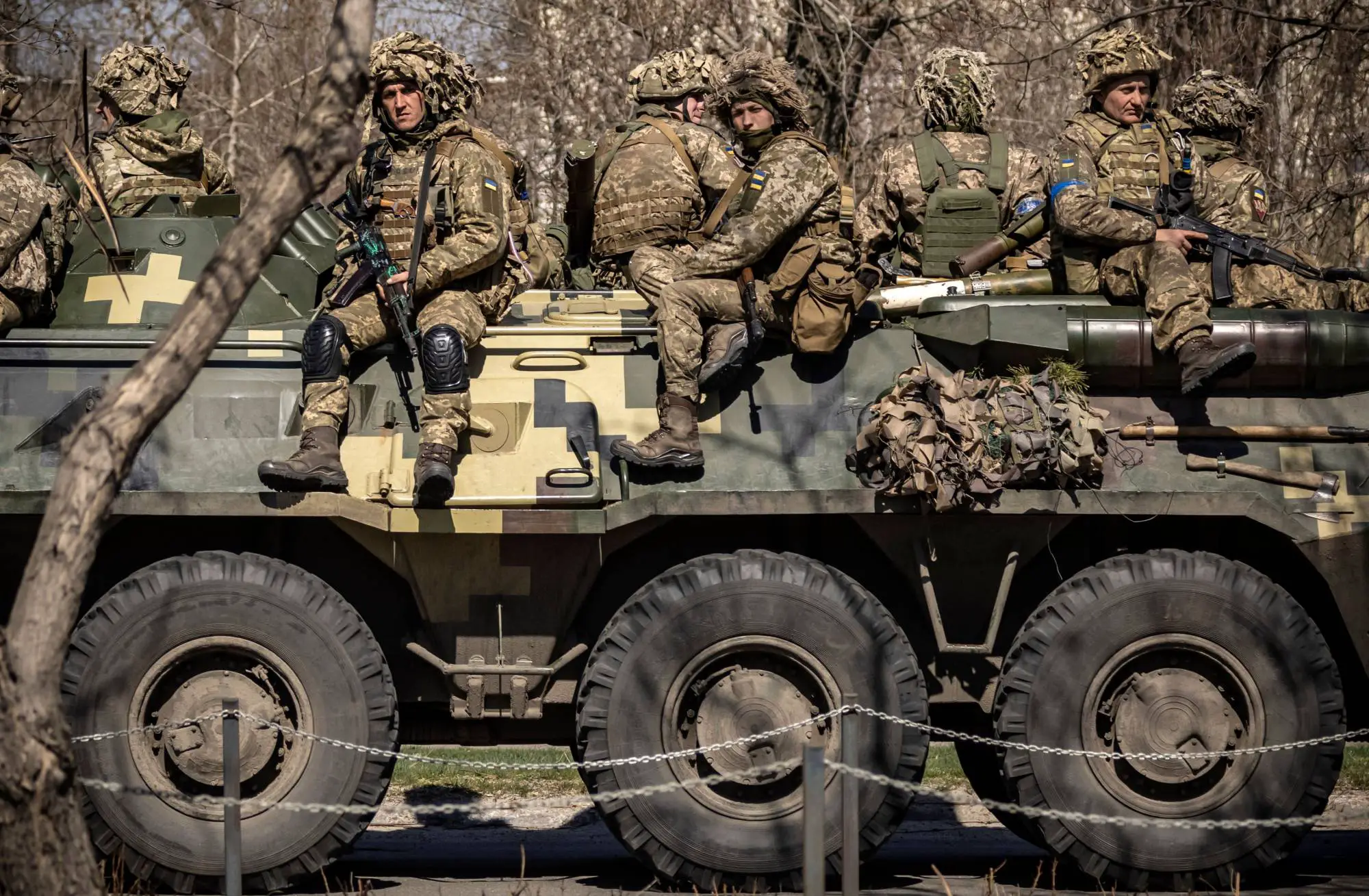 Ukrainian soldiers