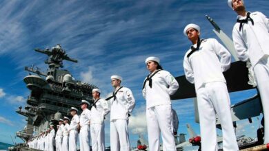 US Navy sailors
