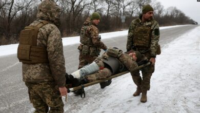 Injured soldier