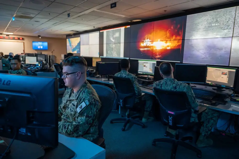 US Navy's 5th fleet headquarters