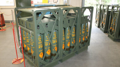 155mm artillery shells