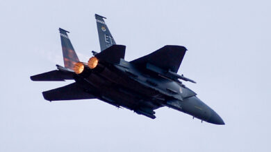 F-15 EX missile shot
