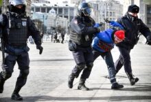 Russian man arrested