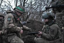Ukrainian soldiers