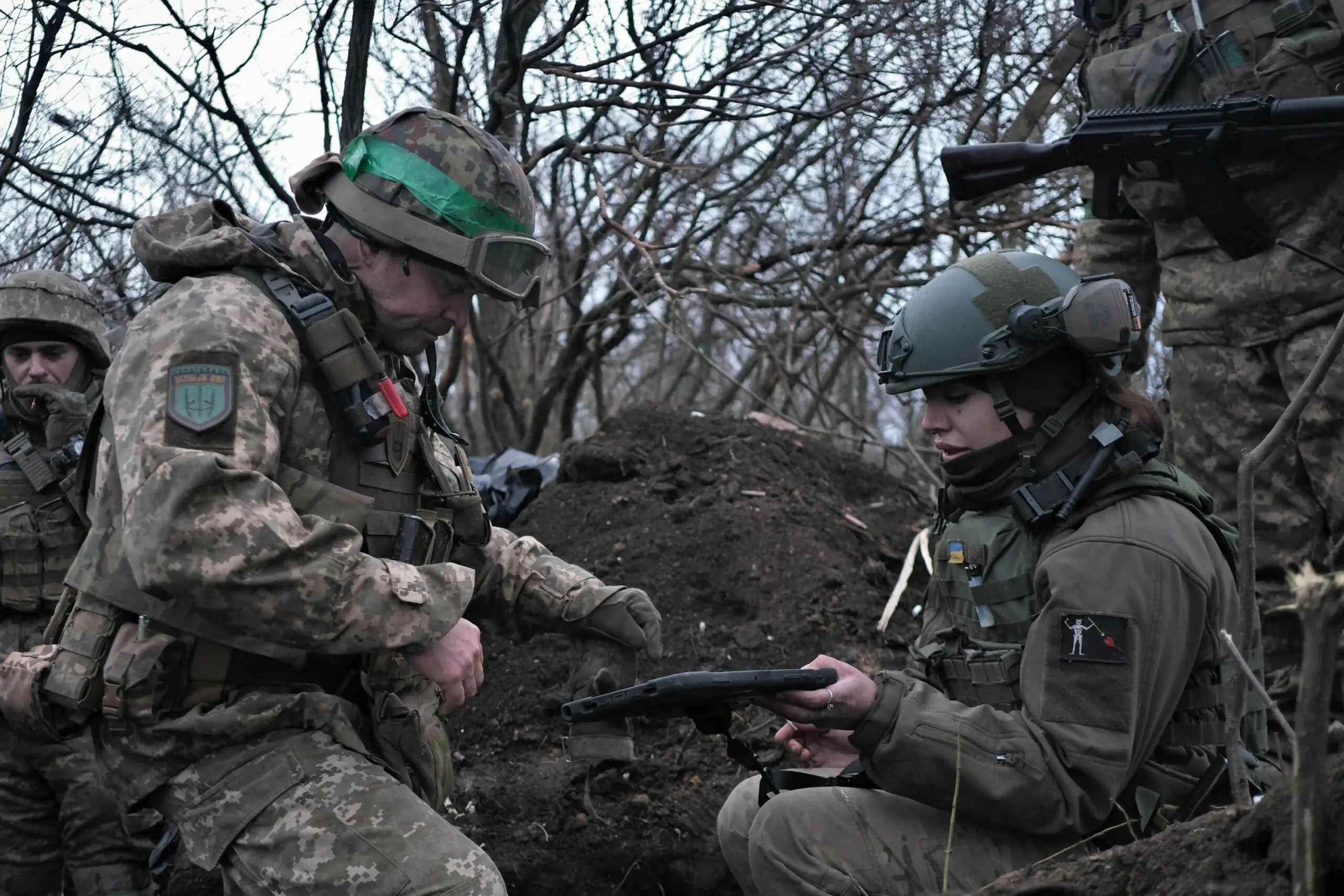 Ukrainian soldiers