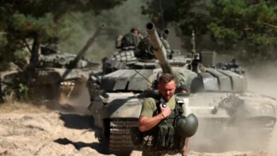 Ukrainian soldier