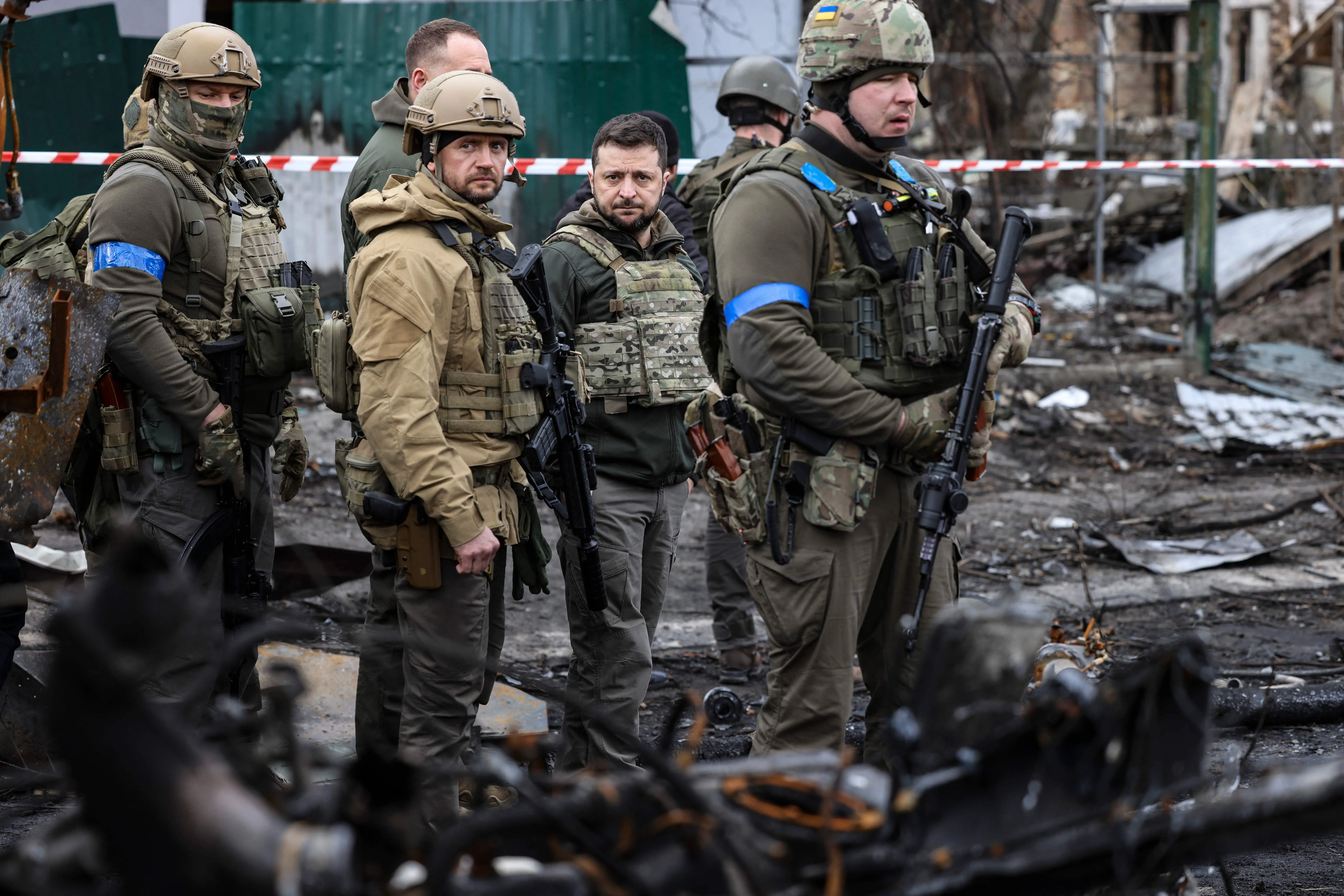 Ukrainian President Volodymyr Zelensky