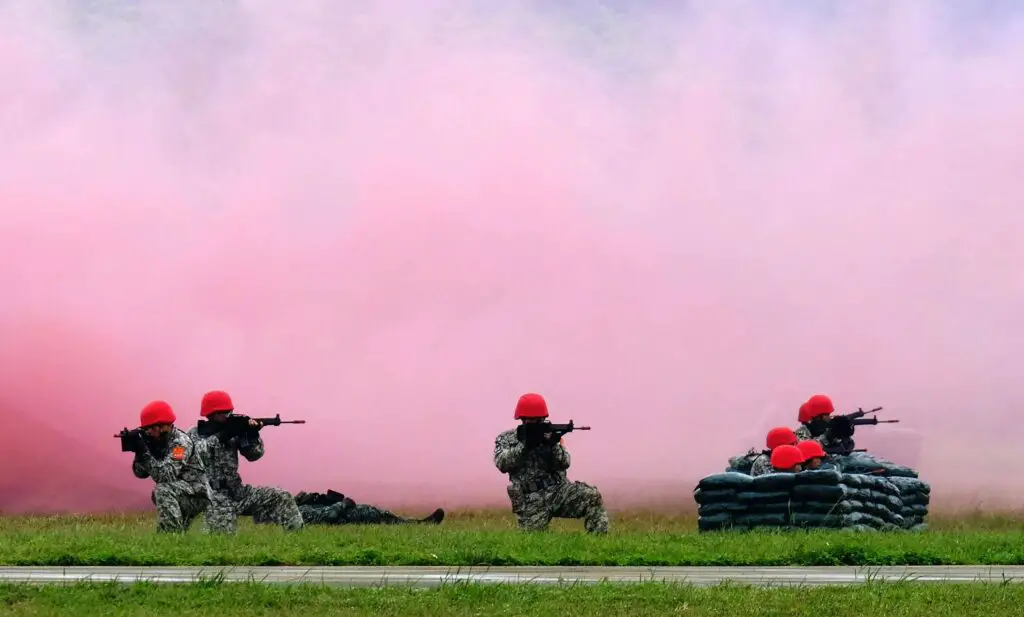 Taiwanese soldiers
