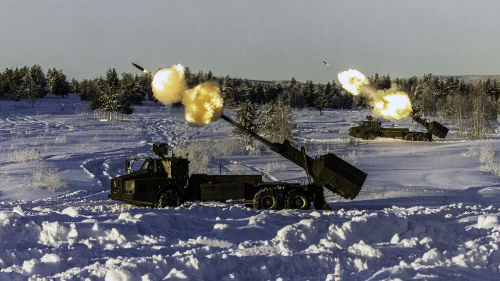Archer wheeled howitzers
