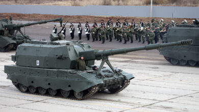 Koalitsiya-SV 152mm self-propelled howitzer