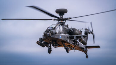 AH-64 Apache helicopter