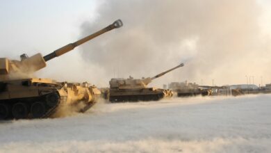 AS90 artillery