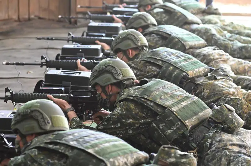 Taiwanese reservists