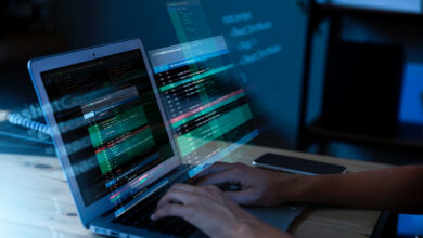 Person using computer