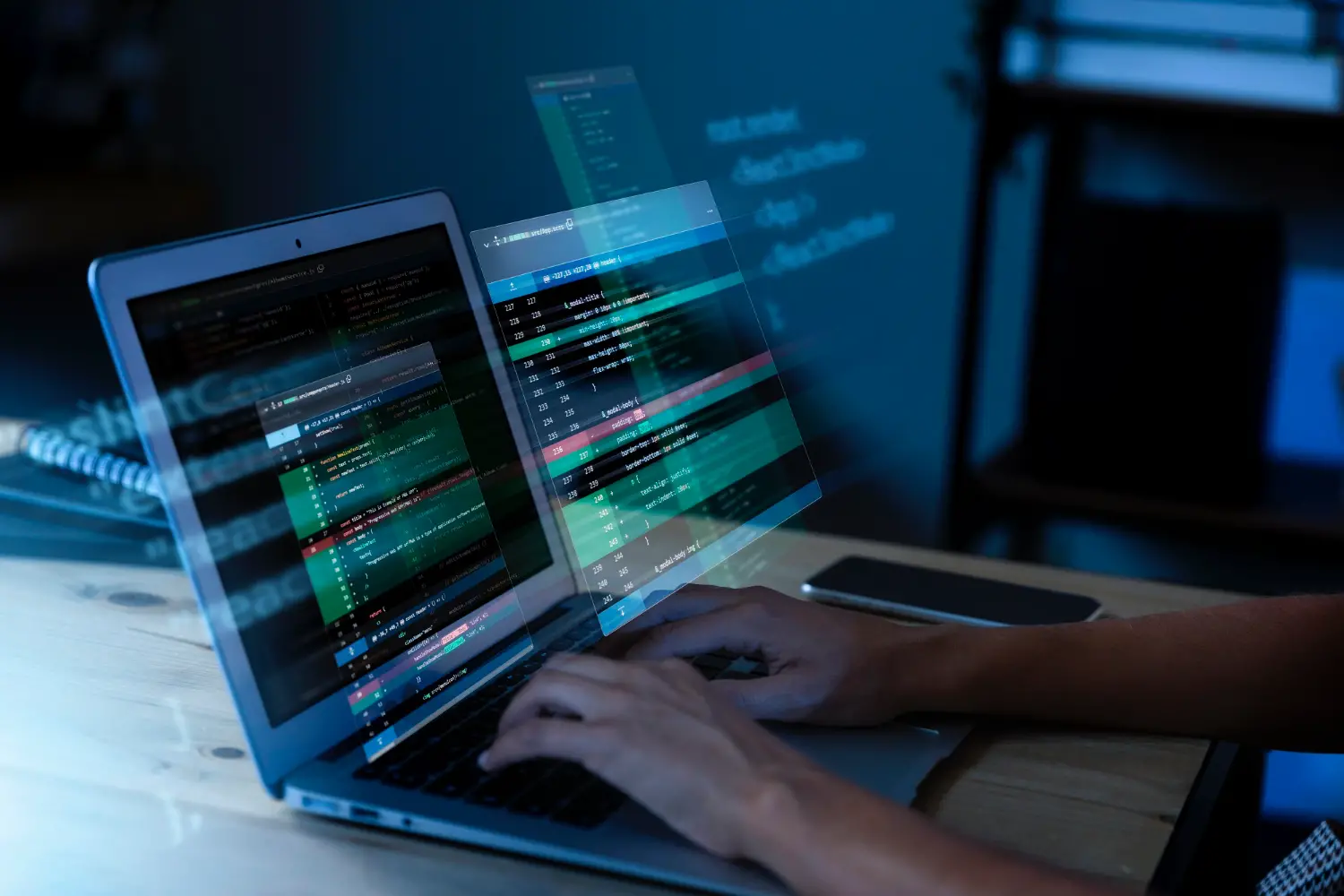 Person using computer