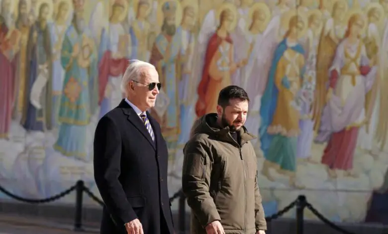 Biden and Zelensky