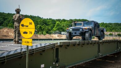 Military support bridge system