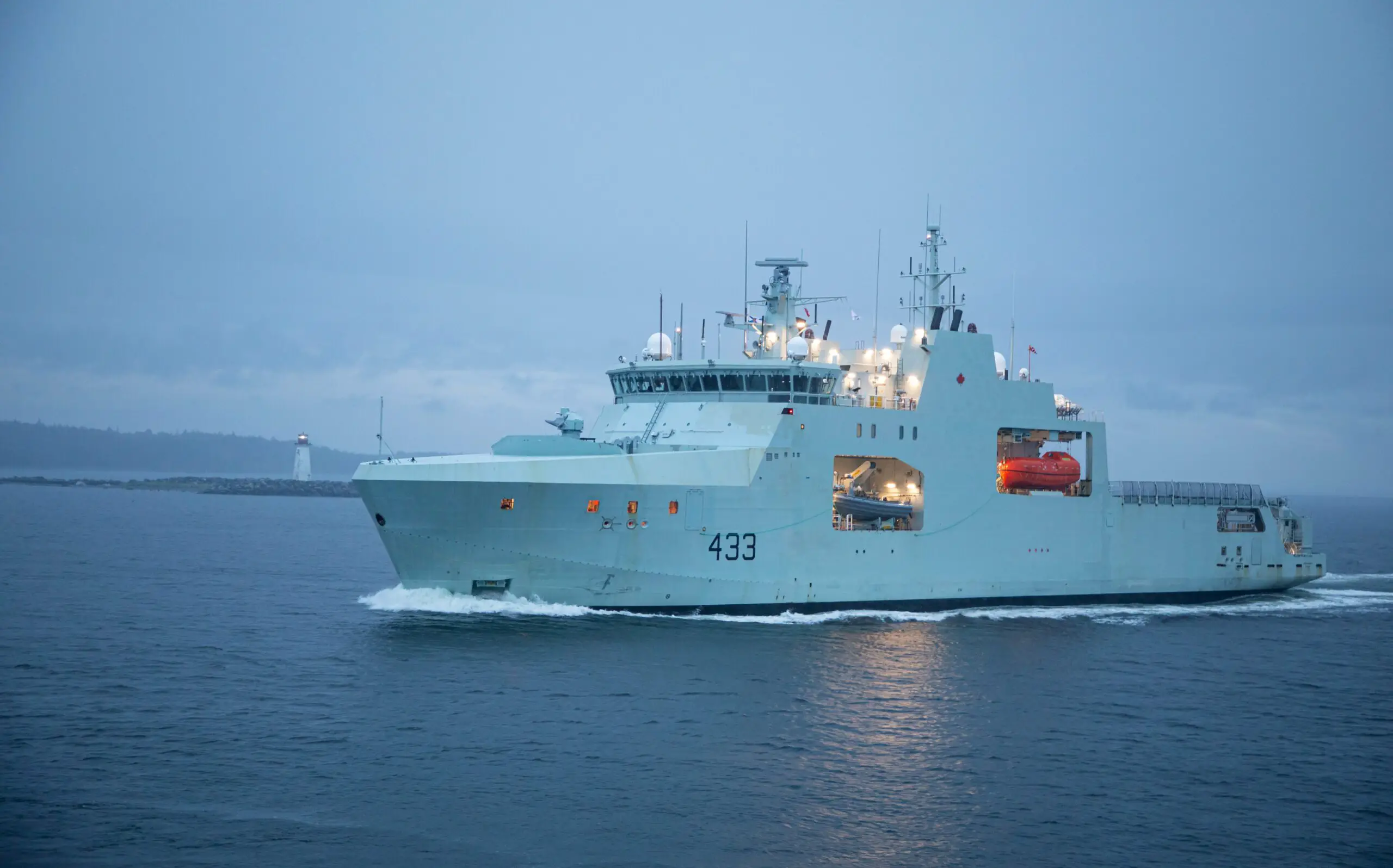 HMCS William Hall Arctic and Offshore Patrol Ship (AOPS)