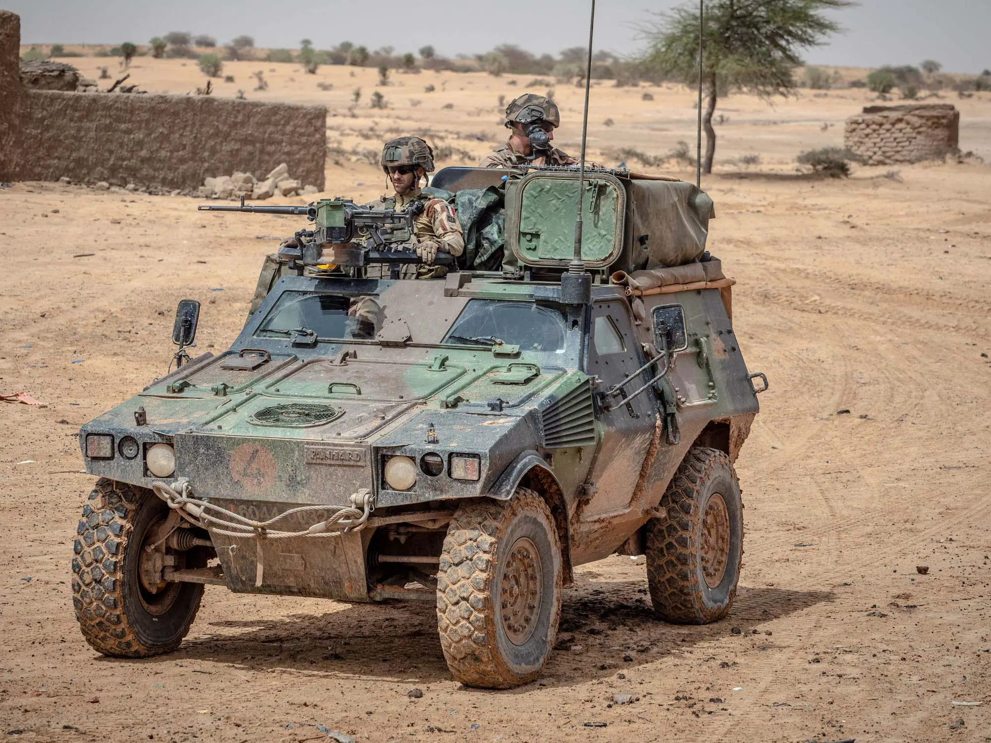 French Panhard VBL during Operation Aconit