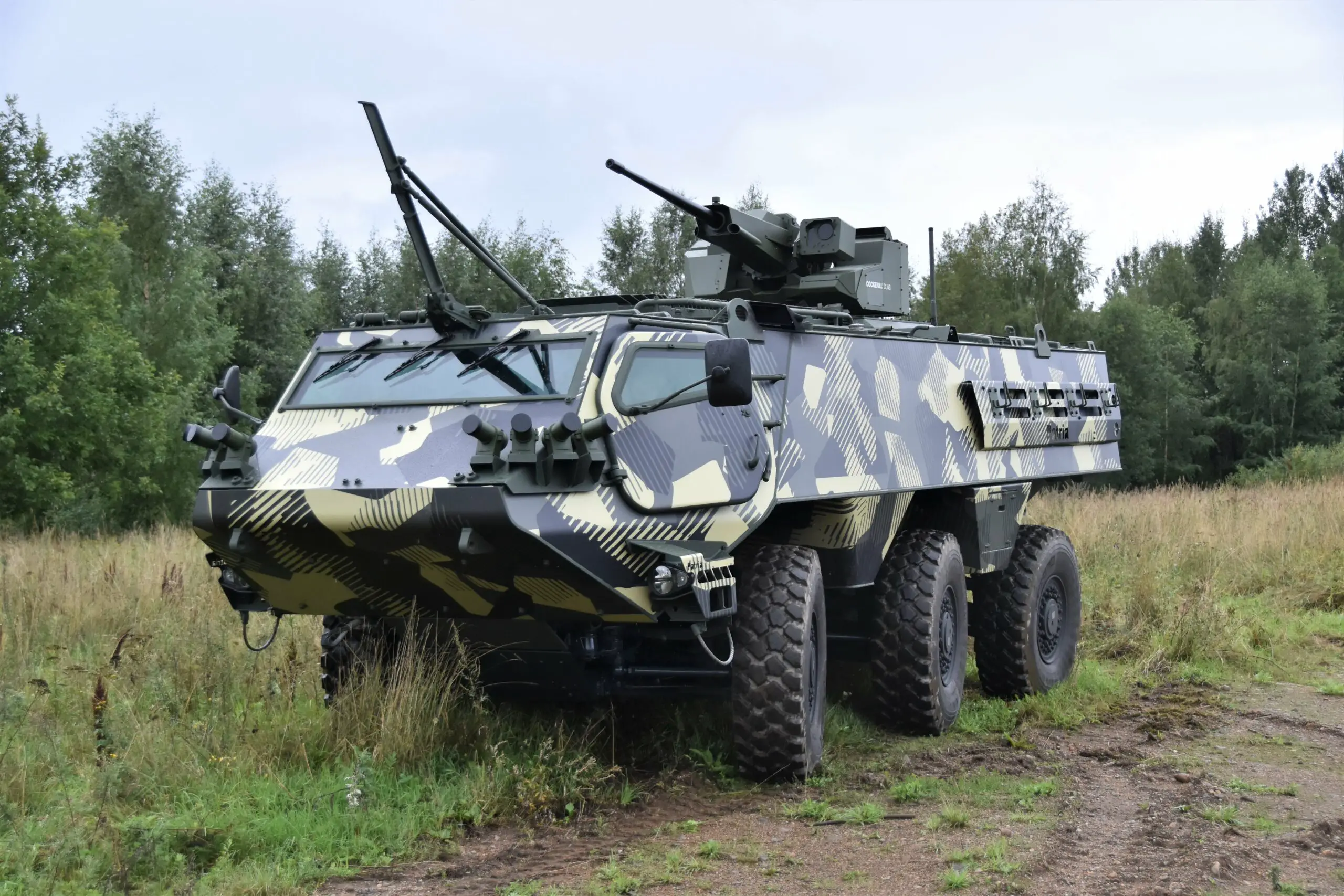 Patria 6x6 armored personnel carrier