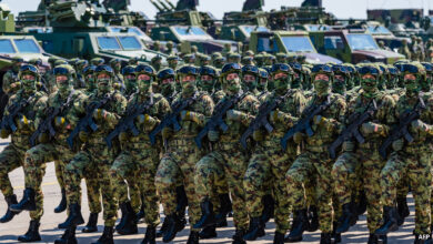 Serbian soldiers