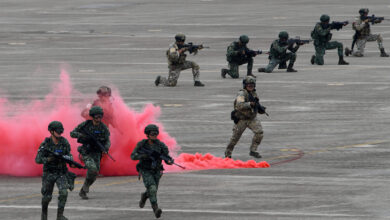 Taiwanese soldiers