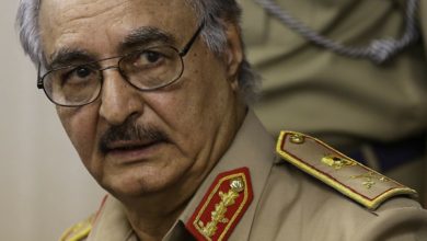 Former Libyan General Khalifa Haftar.