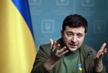 Ukrainian President Volodymyr Zelensky