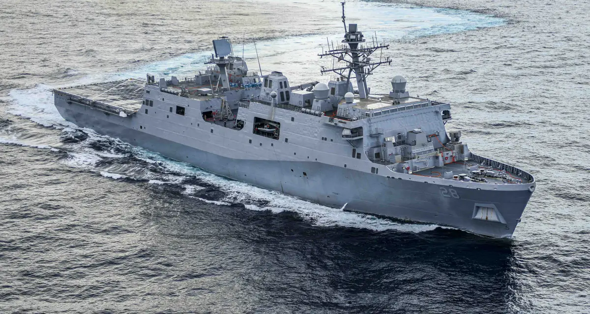 San Antonio-class amphibious transport dock Fort Lauderdale (LPD 28).