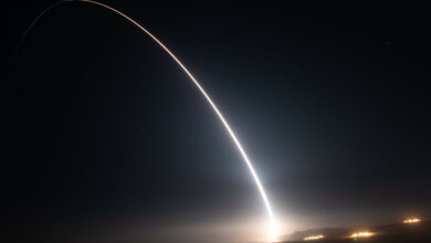 Air Force Global Strike Command unarmed Minuteman III intercontinental ballistic missile launch