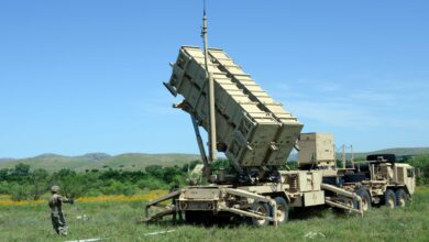 Patriot missile launcher