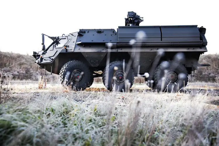 Armored transport vehicle