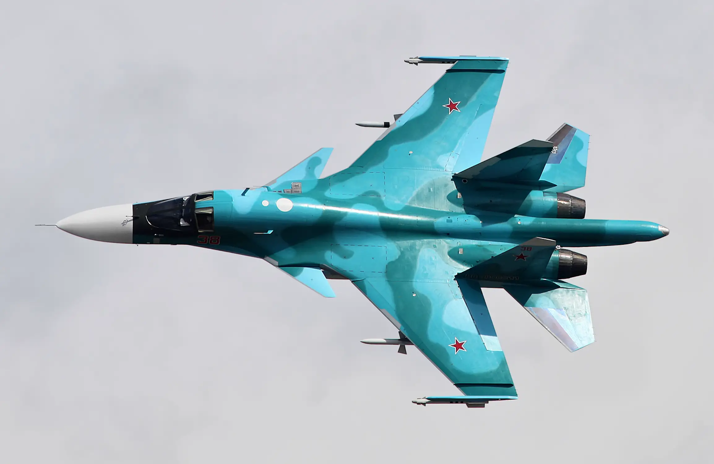 Russian air force Su-34 fighter jet
