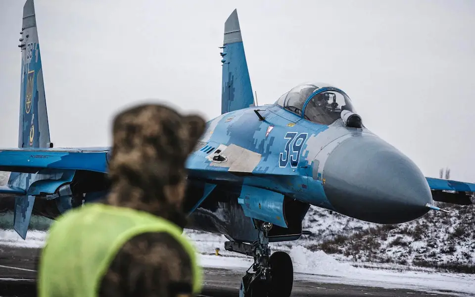 A Ukrainian Su-27