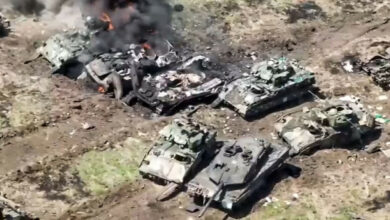 Ukrainian tanks