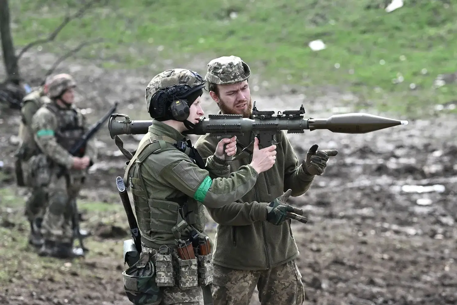 Ukrainian soldiers
