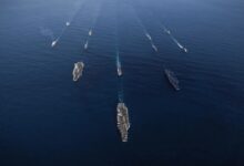 US and Japanese warships