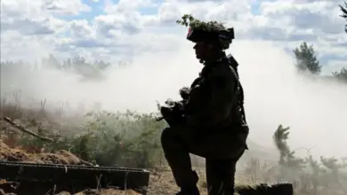Norwegian soldier during NATO exercises near the Russian border
