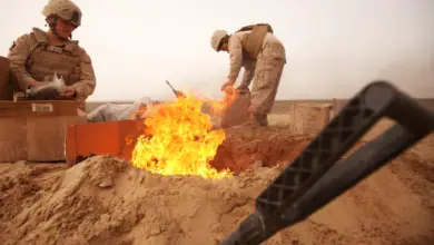 Burn pits were often used in Iraq and Afghanistan